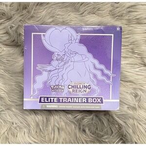 Pokemon Sword Shield Chilling Reign Elite Trainer Box NEW SEALED - box dinged